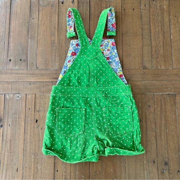 Mini Boden critter corduory frog embroidered short overalls - Picture 6 of 6